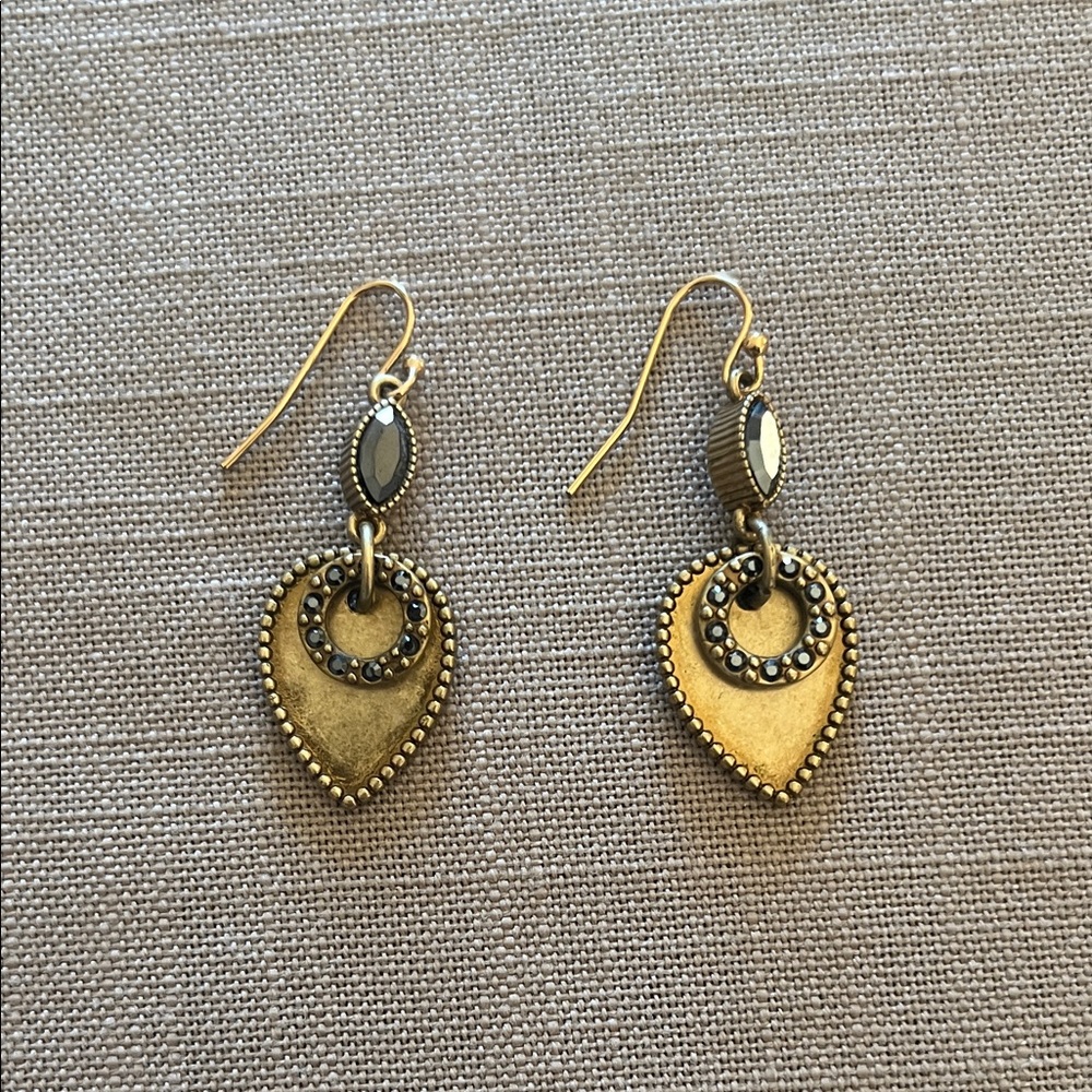 Silpada Brass Dangle Earrings